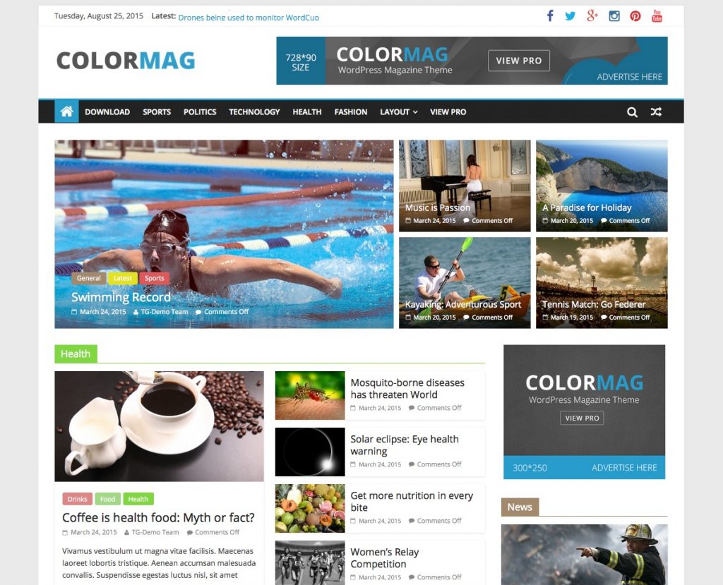 wordpress template