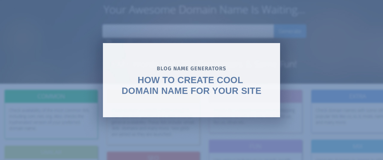 Blog Name Generators How To Come Up With A Good Blog Name