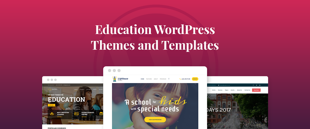 Education WordPress themes