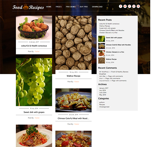 food-recipes-wordpress-food-themes