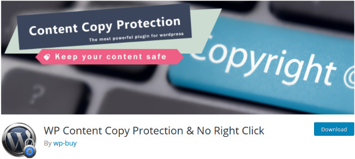 WP Content Copy Protection