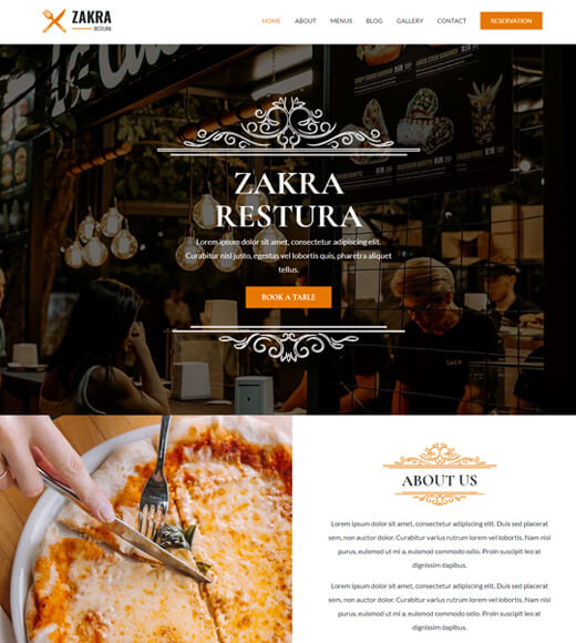 free wordpress themes 2017 food