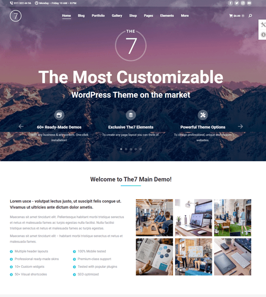 The7 Best WordPress Theme