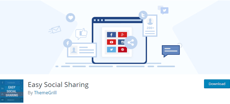 Easy Social Sharing Best Social Media Plugins for WordPress