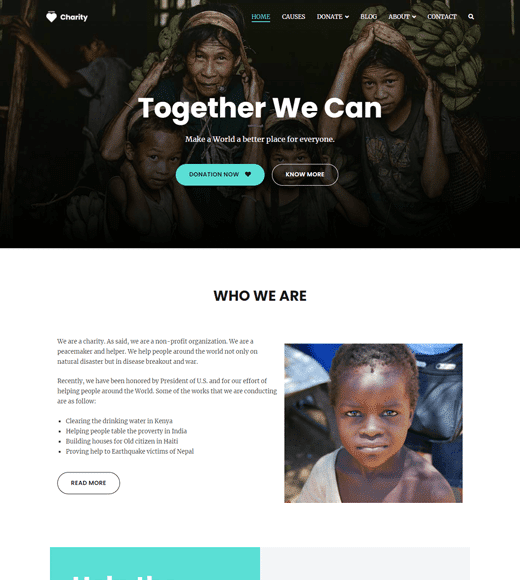 Zakra Charity WordPress Theme