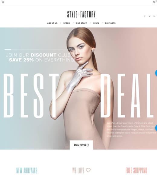 style factory best woocommerce theme with and elementor