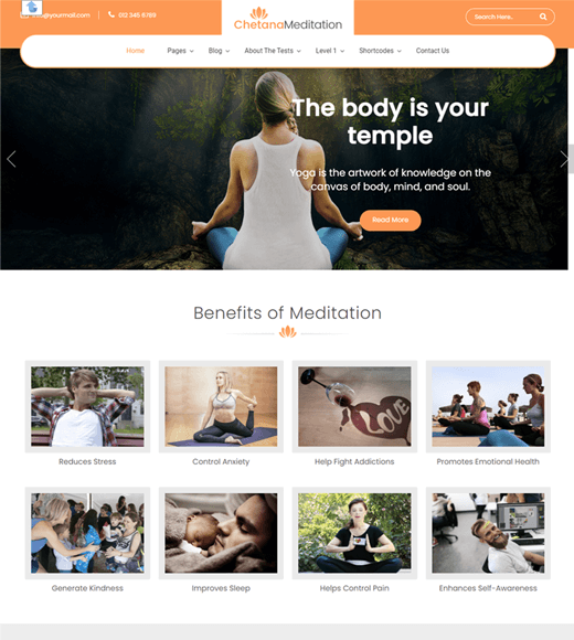Meditation Yoga Theme