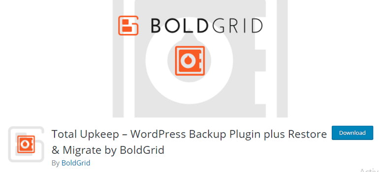 BoldGrid Backup Plugin