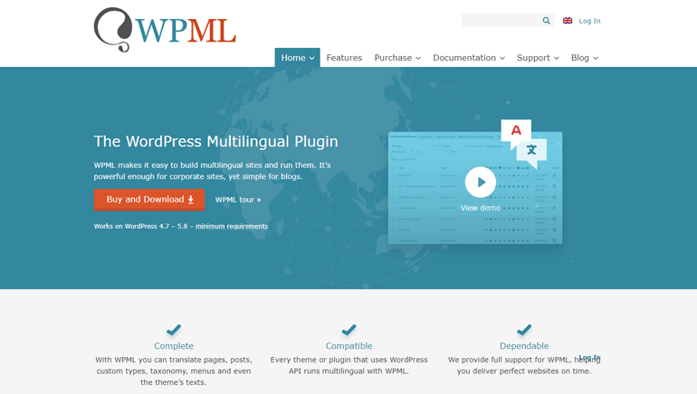 WPML WordPress Website