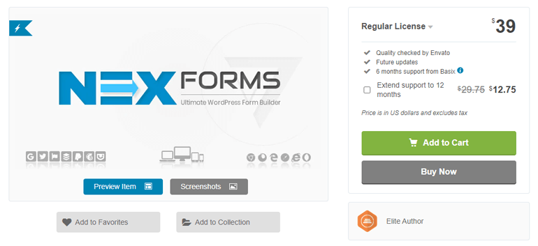 NEX-Form the best contact form plugin for WordPress