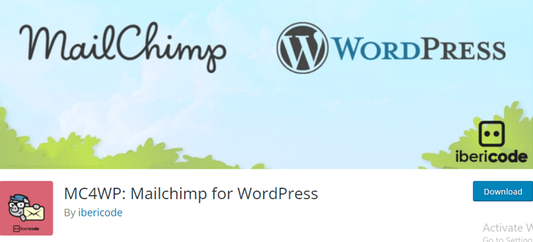 MailChimp WordPress Newsletter Plugin