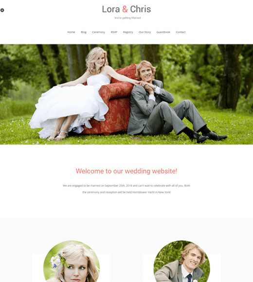 Match WordPress Wedding Theme