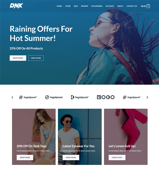 45+ Best Free Themes for Online Shops in 2024