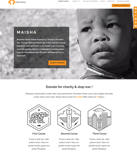 Maisha Lite Free WordPress Theme for Community Organizations