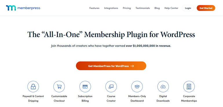 MemberPress WordPress Online Course Plugin