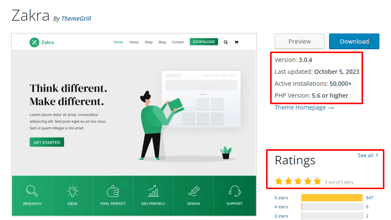 Zakra Ratings