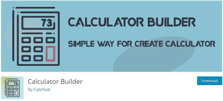 Calculator Builder the most popular plugin to create calculator form like cost, quotes