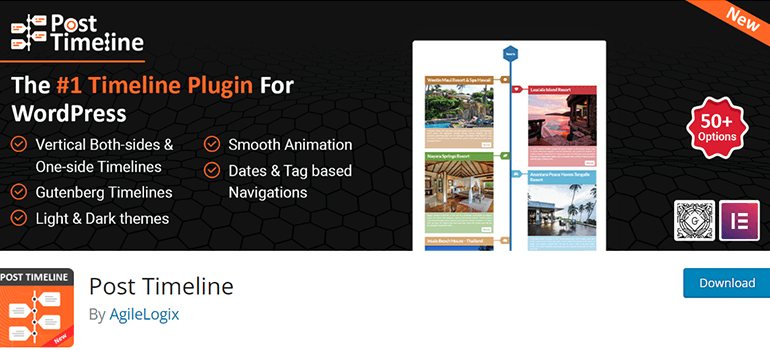 11 Best WordPress Timeline Plugins for 2024 (+How to Guide) 8 Post Timeline - WordPress Timeline Plugins