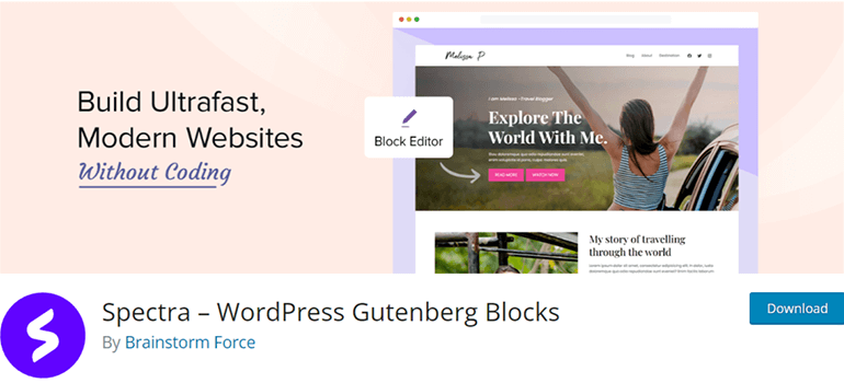 11 Best WordPress Timeline Plugins for 2024 (+How to Guide) 2 Spectra Blocks - Best WordPress Timeline Plugins