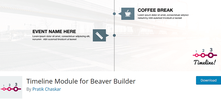 11 Best WordPress Timeline Plugins for 2024 (+How to Guide) 9 Timeline Module for Beaver Builder - WordPress Timeline Plugins